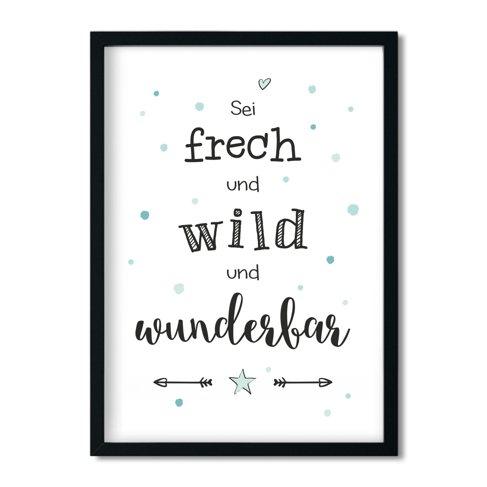 Frech wild wunderbar mint A4
